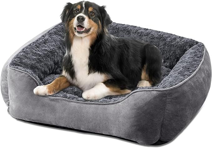 JOEJOY Rectangle Dog Bed for Large Medium Small Dogs by JOEJOY