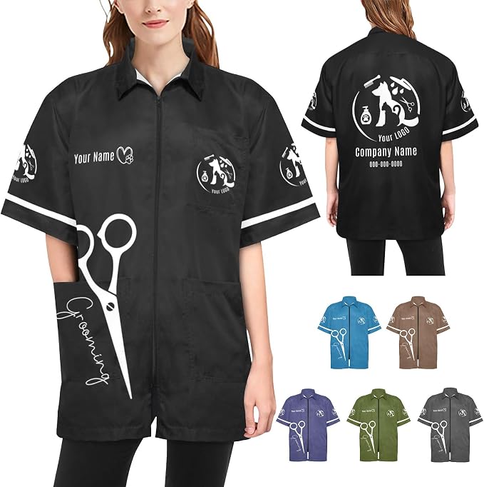 Custom Pet Grooming Jackets by Unknown