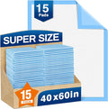 Bed Pads Disposable 40"X60" Super Absorbent Pee Pads, Oversized Underpads by MILDPLUS