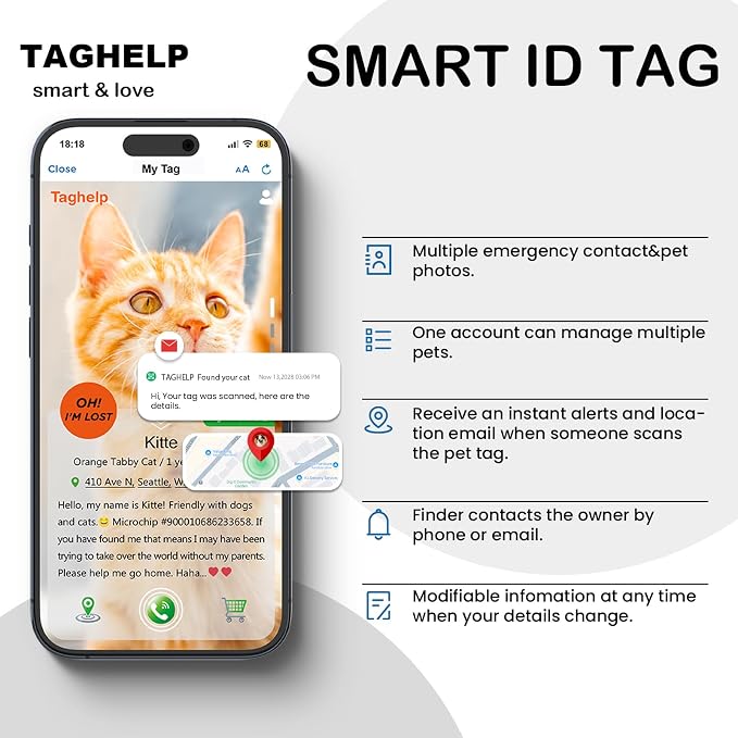 Reflective AirTag Cat Collar - Image 9