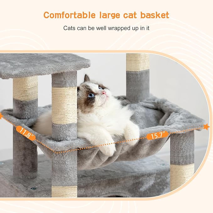 Heybly Cat Tree, Kitten Tower - Image 5