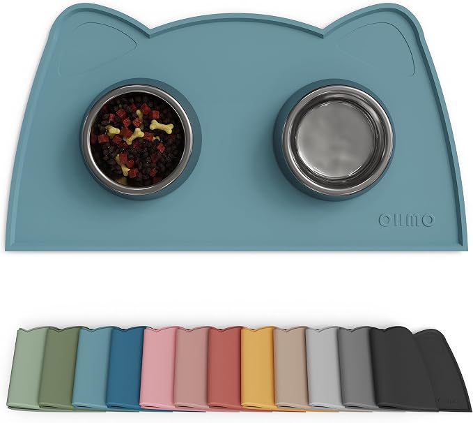 OHMO - Cat Food Mat, Silicone Pet Feeding Mat by OHMO