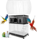 Grevosea Bird Cage Seed Catcher, Large Bird Cage Cover Stretchy Adjustable by Unknown