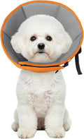 Dog Cone Collar After Surgery, Adjustable Soft Recovery Cone by Allroaring