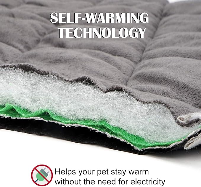 ULIGOTA Self Warming Cat Bed Self Heating Cat Mat Thermal Pet Bed Mat - Image 7