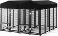 2PCS Dog Kennel Outdoor, Large Outside Dog Kennel by Guiferland