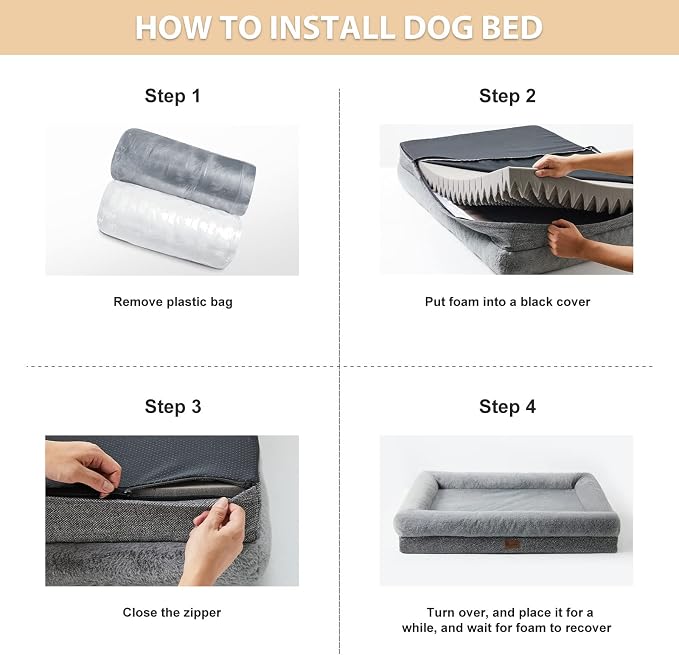 BFPETHOME Dog Beds for Small Dogs, Washable Dog Bed - Image 7