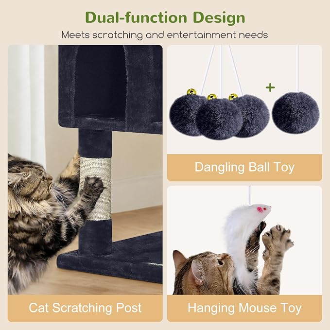 Globlazer Cat Trees and Towers for Multiple Adult Cats, 82-inch XXL Tall Cat - Image 6
