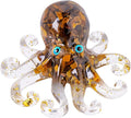 Natural Crystal Tiger's Eye Gravel Octopus Resin Marine Animals Fish Tank by RJINGSHICRYSTAL