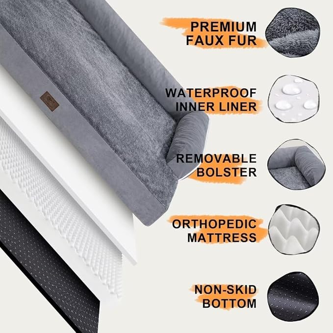 Extra Large Dog Bed-Orthopedic Waterproof XL Dog Bed - Image 5