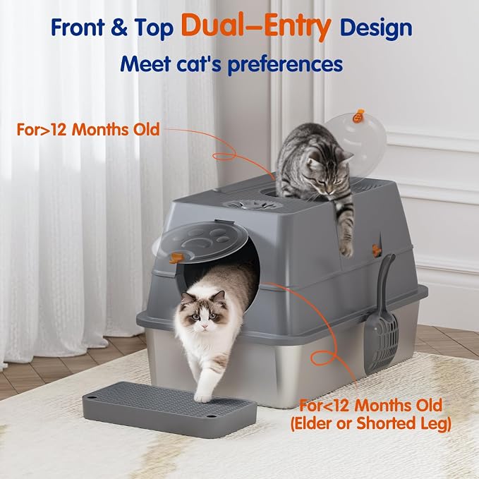 Stainless Steel Litter Box - Image 3