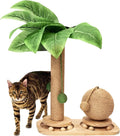 Cat Scratching Post, Wooden Cat Scratcher Toy by Khalor
