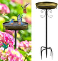 Daoeny 35In Metal Bird Bath for Outside, Vintage Bird Bath Bowl, Detachable by Daoeny