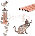 Cat Wind Chimes for Outside, Decoration for Outdoor by Howarmer