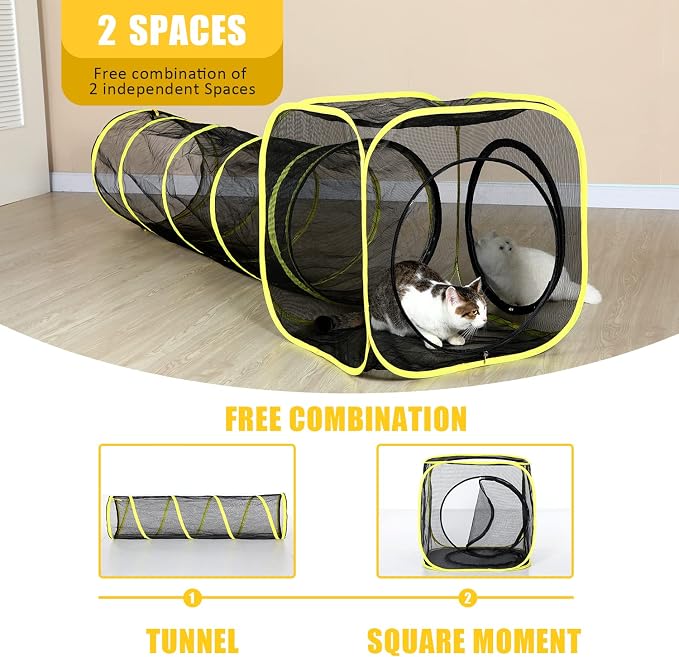 Outdoor Cat Enclosure & Tunnel - Image 2