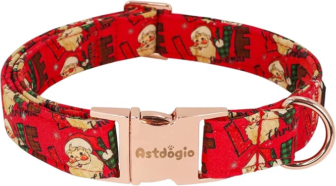 Christmas Dog Collar，Soft Cotton Dog Collars by Unknown