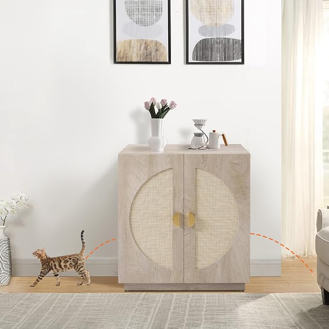unipaws Cat Litter Box Enclosure - Image 2