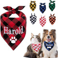 Personalized Dog Bandana Embroidered Name Custom Neckwear Dog Scarf Triangle by Ulicoprofessionalpersonalized