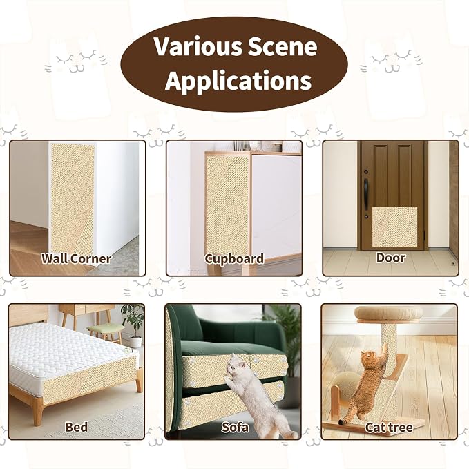 Cat Scratching Mat, Furniture Protector, DIY Cats Scratch Mat - Image 7