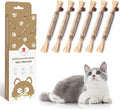 Potaroma 6 Pcs Natural Silvervine Sticks Cat Toys, Catmint Silvervine Blend by Potaroma