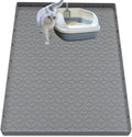 Cat Litter Mat for Litter Box, Silicone Large Cat Litter Trapping Mat by Jacooxi