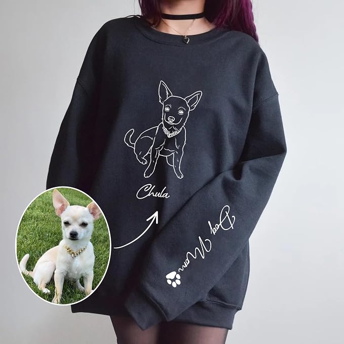 CHIARA CONTI11 Custom Dog Hoodie, Custom Pet Gifts, Custom Dog Shirt, Custom - Image 6