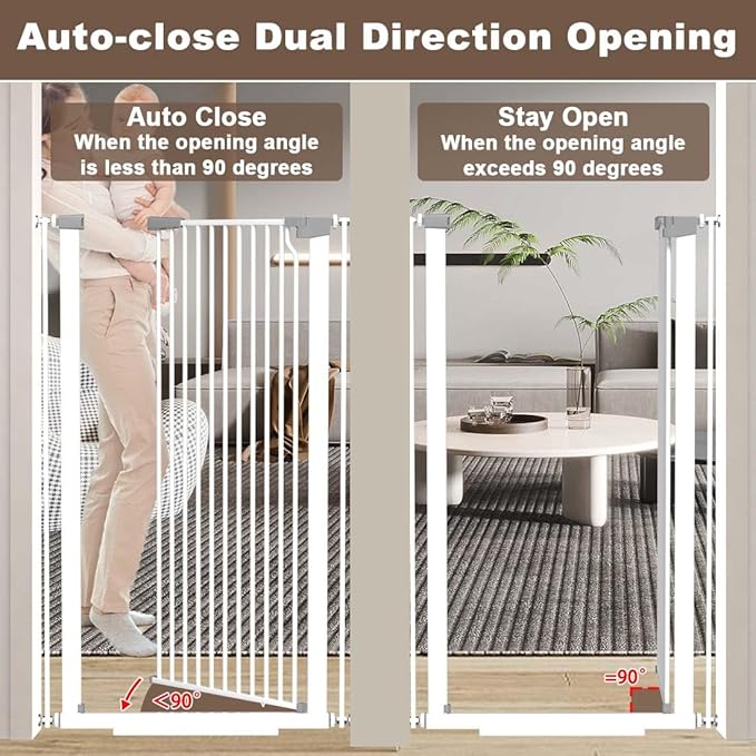 Fairy Baby 51.18" Extra Tall Pet Gate - Image 5