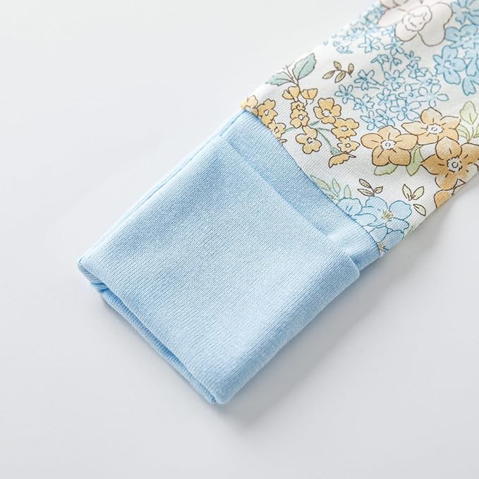 pureborn Baby Infant Boys Girls Sleeper Snug Fit Viscose from Bamboo Pajamas - Image 7