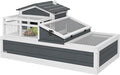 PawHut 3- Room Tortoise House Habitat by PawHut