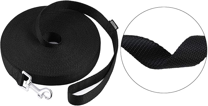 AmaGood Dog/Puppy Obedience Recall Training Agility Lead-15 ft 20 ft 30 ft 50 - Image 3