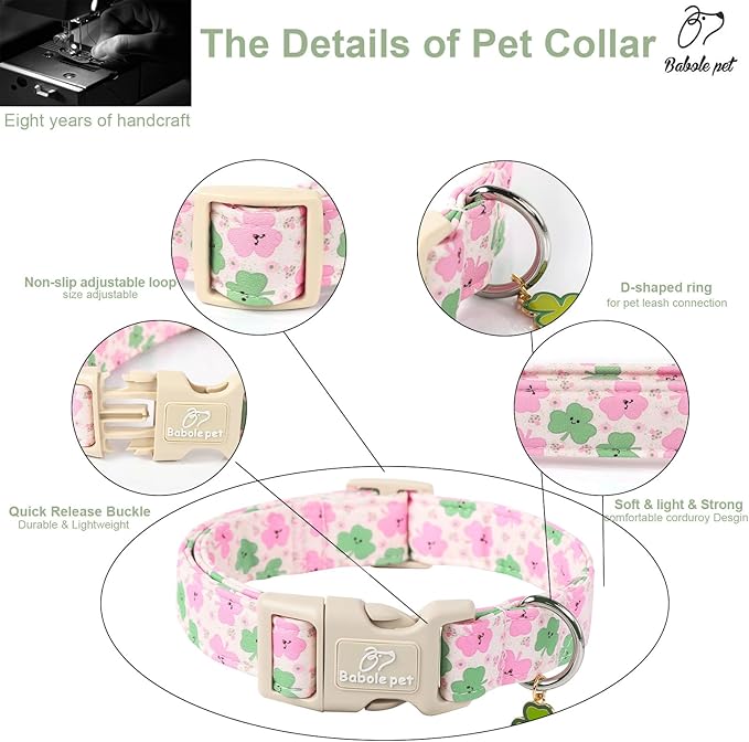 St Patricks Day Dog Collar for Giant Large Dogs - Image 4