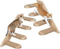 2 Pack 4 Steps Cat Wall Shelves, Wood Wall Mounted Stairs by Unknown