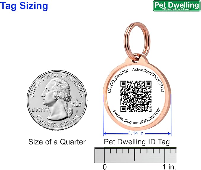 Pet Dwelling Premium QR Pet ID Tag - Image 3