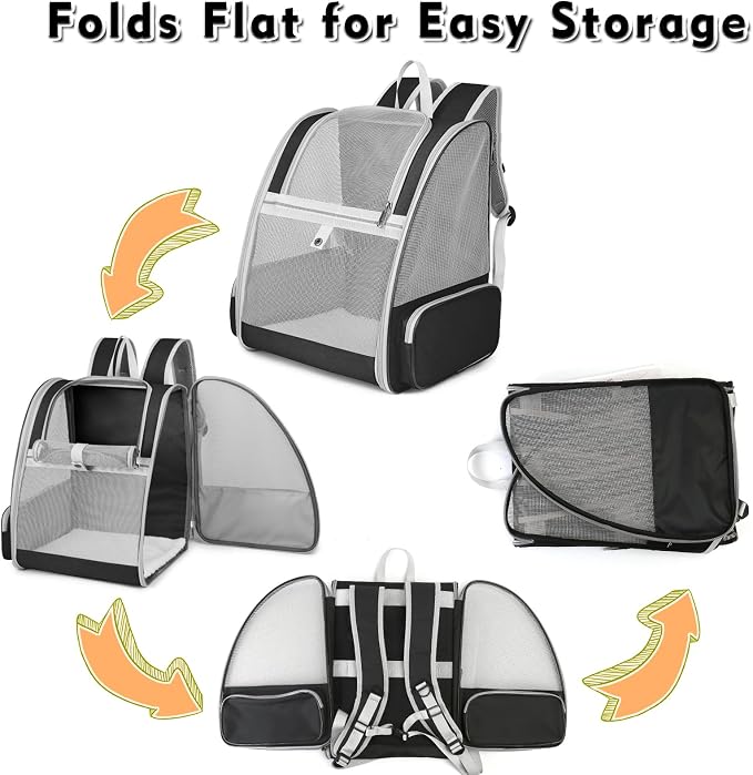 Cat Backpack Carrier, Pet Carrier Backpack - Image 7
