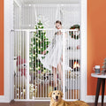 71" Extra Tall Cat Gate for Doorway – 28.5"-48.7" Extra Wide Pet Gate by PamperYourPet