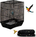 Bird Cage Seed Catcher, Seed Catcher Guard Net Cover, Parrot Nylon Mesh Net by DECKALY