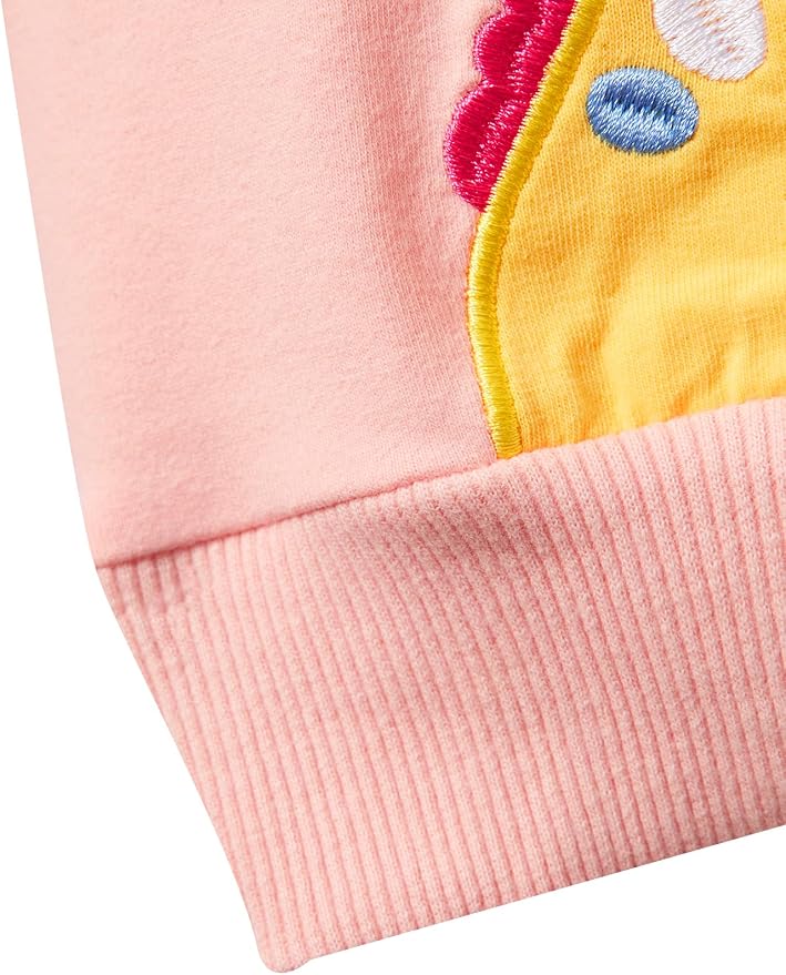 Toddler Baby Girls Cotton Sweater, Long Sleeve Crewneck Sweatshirt Pullover - Image 7