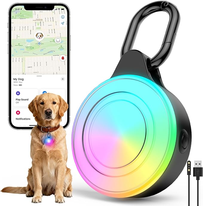2-in-1 GPS Tracker & Dog Light by Vebiso