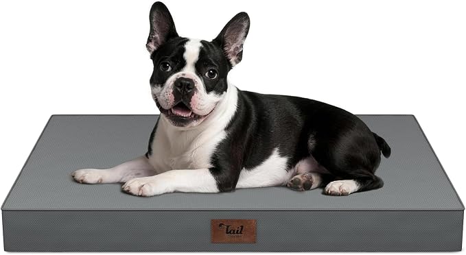 Outdoor Dog Bed for Small Dogs, Waterproof Dog Crate Bed for Medium Dogs Cats by TailStories