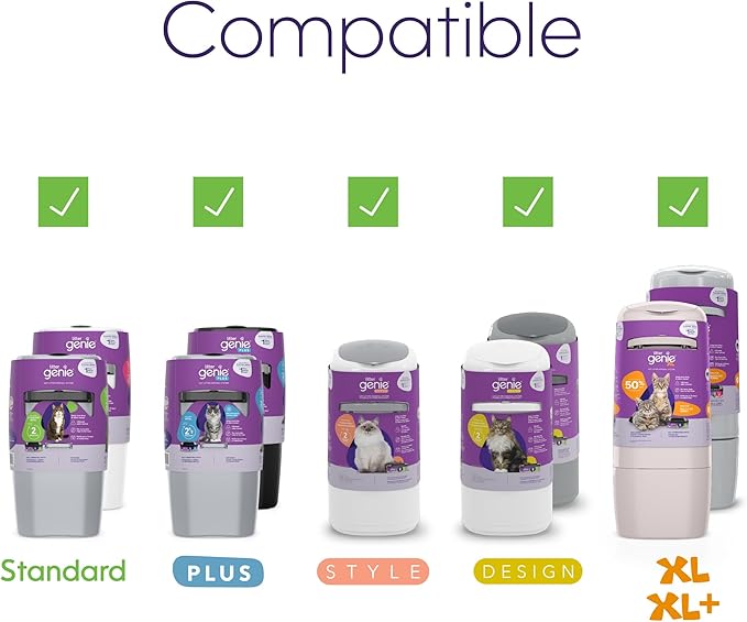 Litter Genie Refill Bags | Standard 4-Pack, 56 total ft | Up to 8 Months of - Image 5