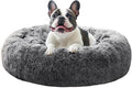 JOLLYVOGUE Calming Dog Bed Large Size Dog, Anti-Anxiety Donut Large Pet Bed by JOLLYVOGUE