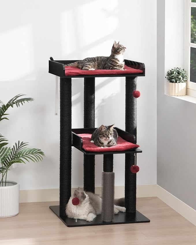 FourFurPets 43.7" Cat Tree, Modern Cat Tree Tower, Cat Tower - Image 3