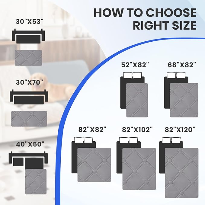 Waterproof Dog Bed Cover Pet Blanket, Soft Couch Cover - Image 4