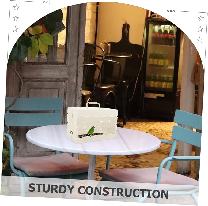 HANABASS Bird Travel Carrier Small Bird Cage - Image 5