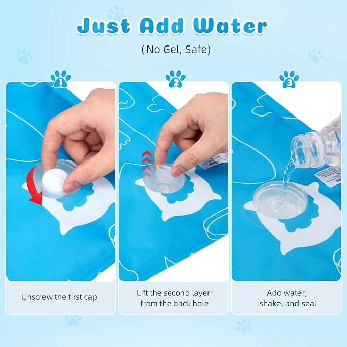 Ownpets Dog Cooling Mat, Large 39"x 23" Instant Cooling Pet Pad, Thickened - Image 6