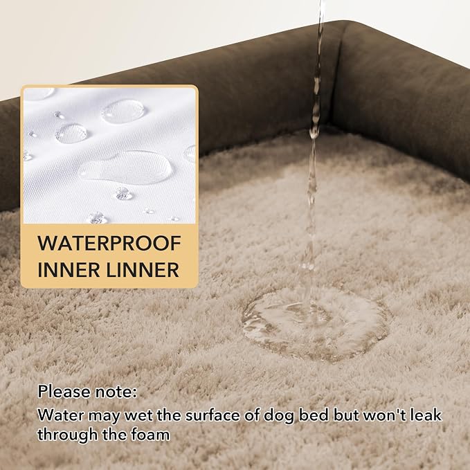 Orthopedic Dog Beds for Large Sized Dogs, Waterproof Egg Crate Foam Medium Dog - Image 3