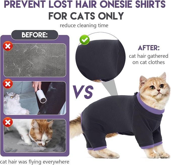 Sticky Cat Clothes Stretchy, Sphynx Hairless Sweater & Pajamas - Image 3