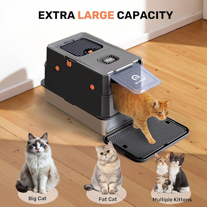 Stainless Steel Litter Box - Image 6