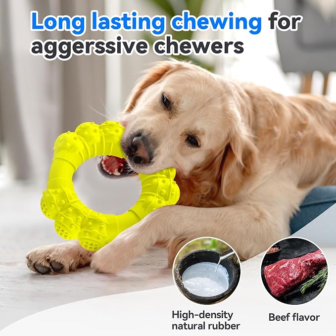 Indestructible Dog Chew Ring Toys - Image 3