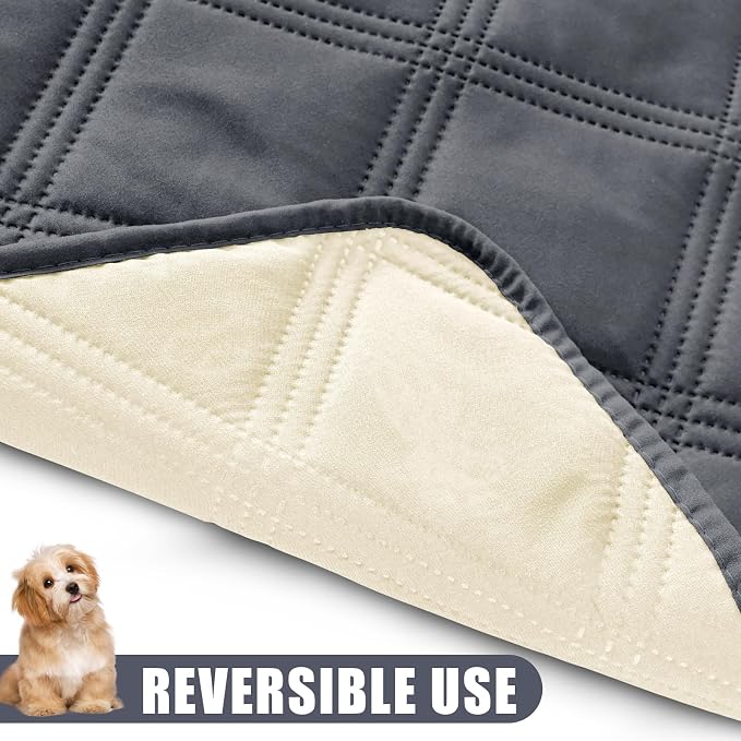 Smiry Waterproof Dog Bed Cover Blanket 52x82, Soft Reversible Pet Blanket - Image 3